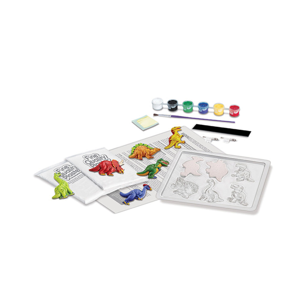 Moldea y Decora Dinosaurios - 4M