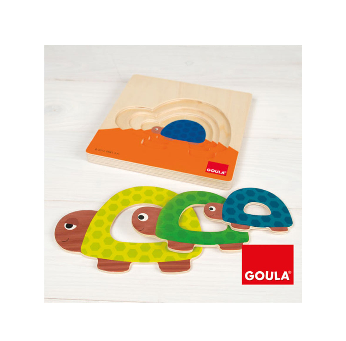 Puzzle Tortuga Decreciente - Goula