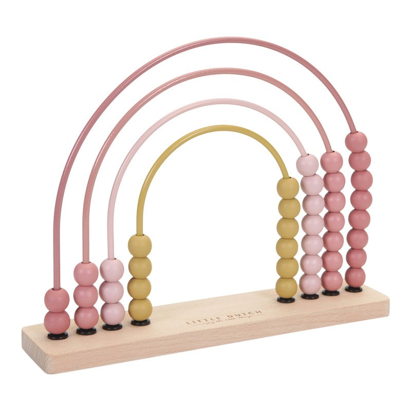Ábaco de Madera Rosa - Little Dutch