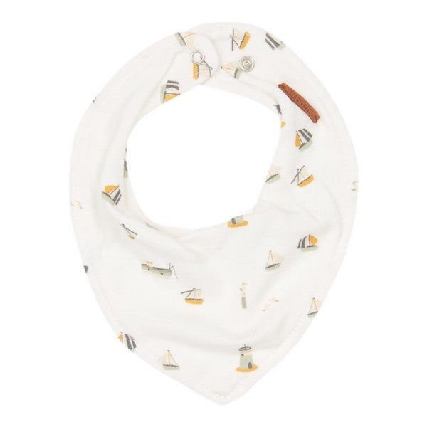 Bandana Bib Sailors Bay Blanco - Little Dutch