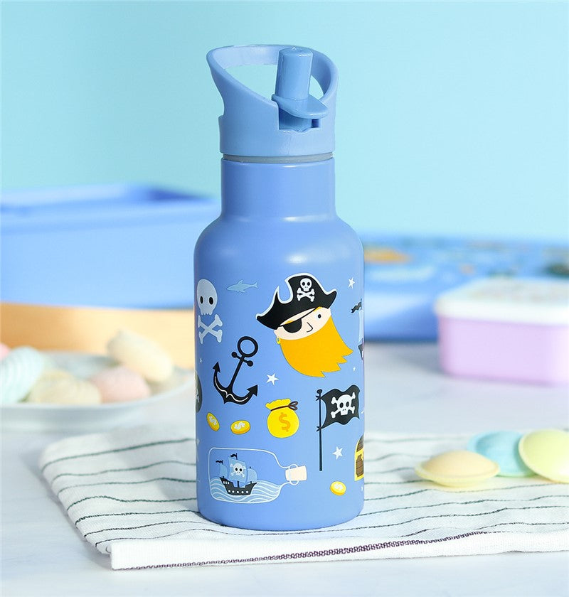 Botella de Acero 350 ml Piratas - A Little Lovely Company