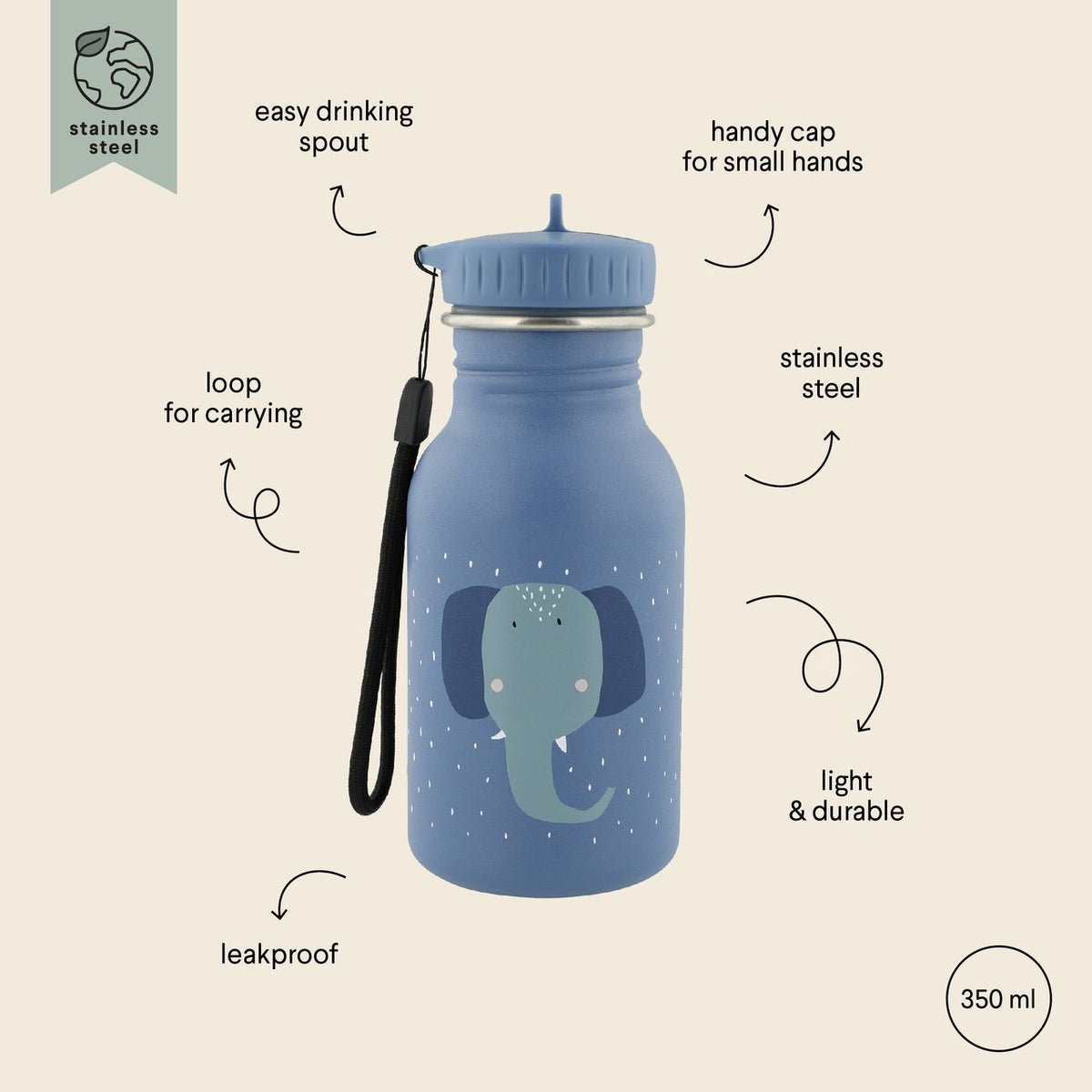Botella Infantil Elefante - Trixie