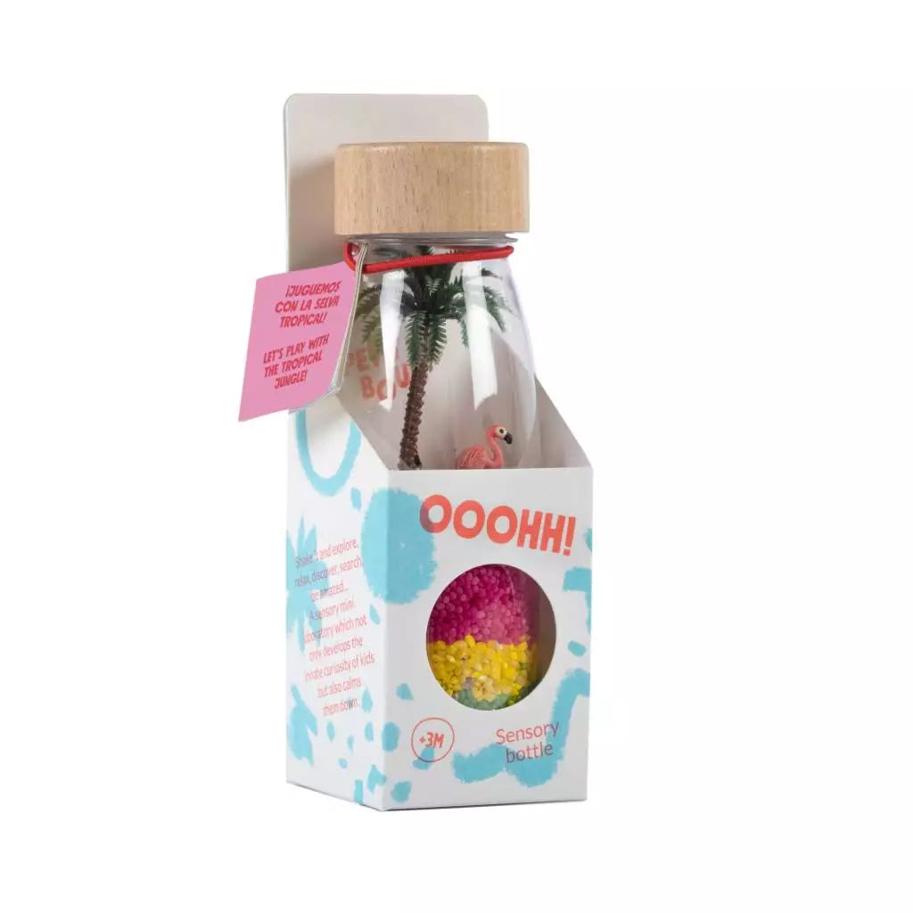 Botella Sensorial Spy Bottle Flamingo - Petit Boum