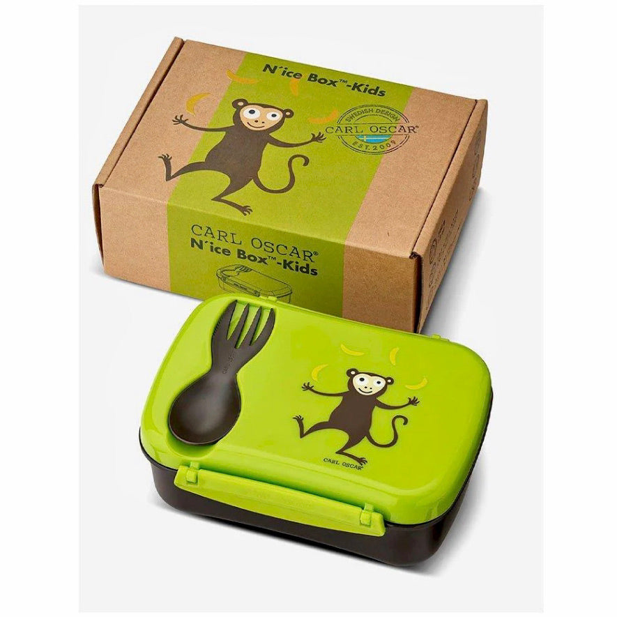 Caja Almuerzo con Tapa Refrigerante N'ice Box Kids Mono - Carl Oscar