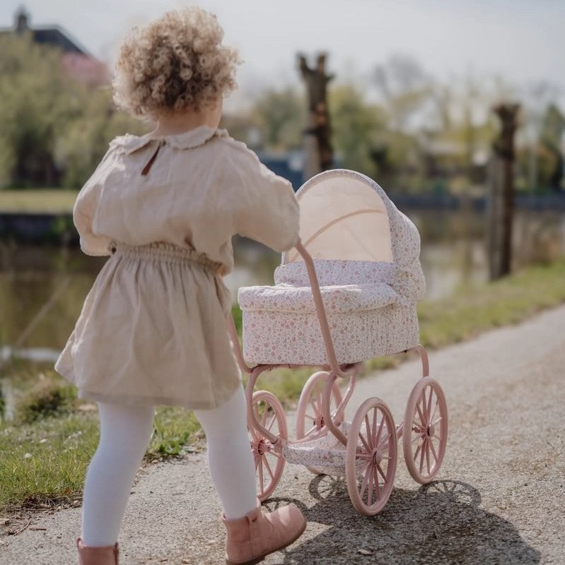 Carrito de Muñecas Flores - Little Dutch