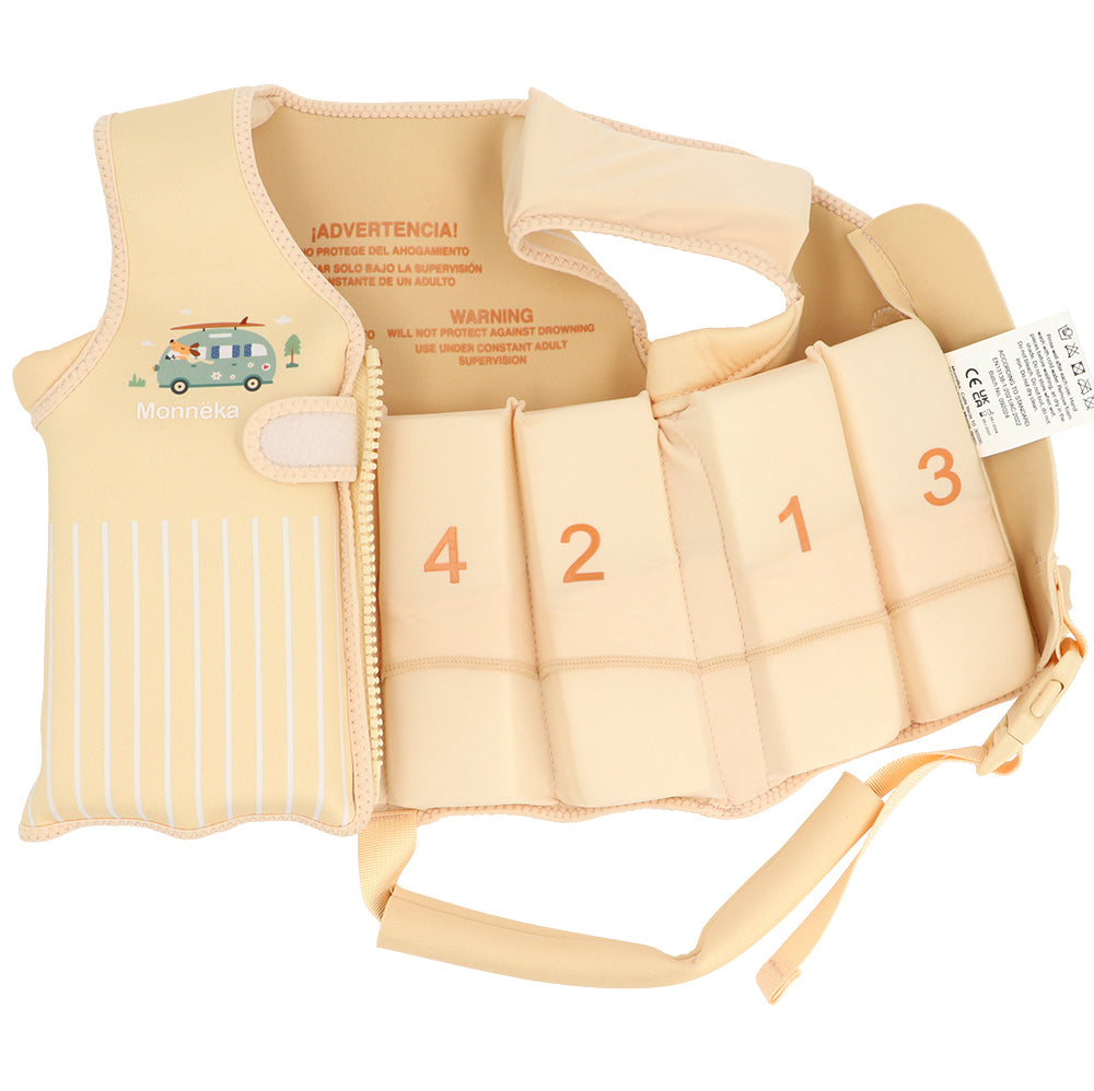 Chaleco Flotador Aprendizaje Surf Van 3-6 años - Monnëka