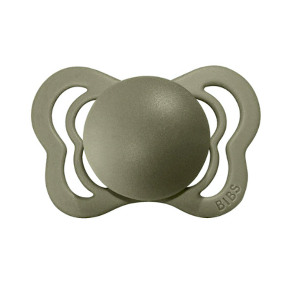Chupetes Bibs Couture Honey Bee/Olive Silicona +6 meses