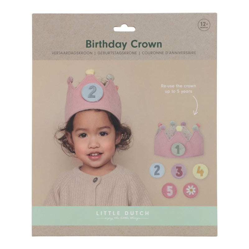 Corona de Cumpleaños Rosa - Little Dutch