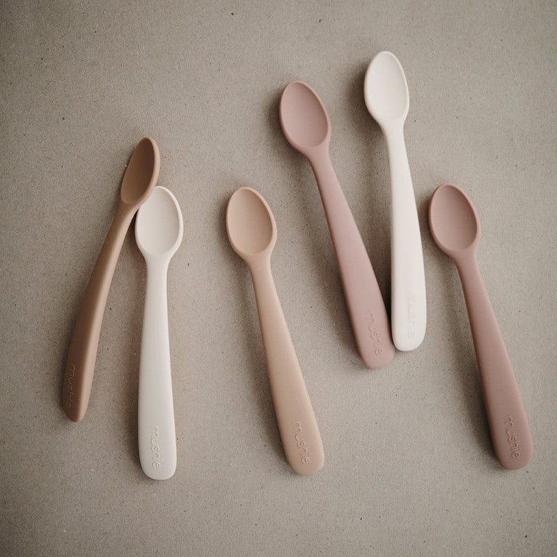 Cucharas Solid Ivory - Mushie
