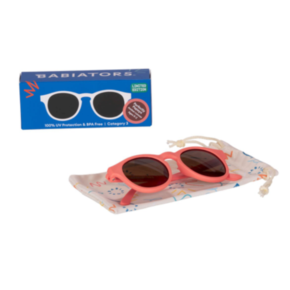 Gafas de Sol Flexibles Keyhole Perfectly Papaya 0-2 años - Babiators