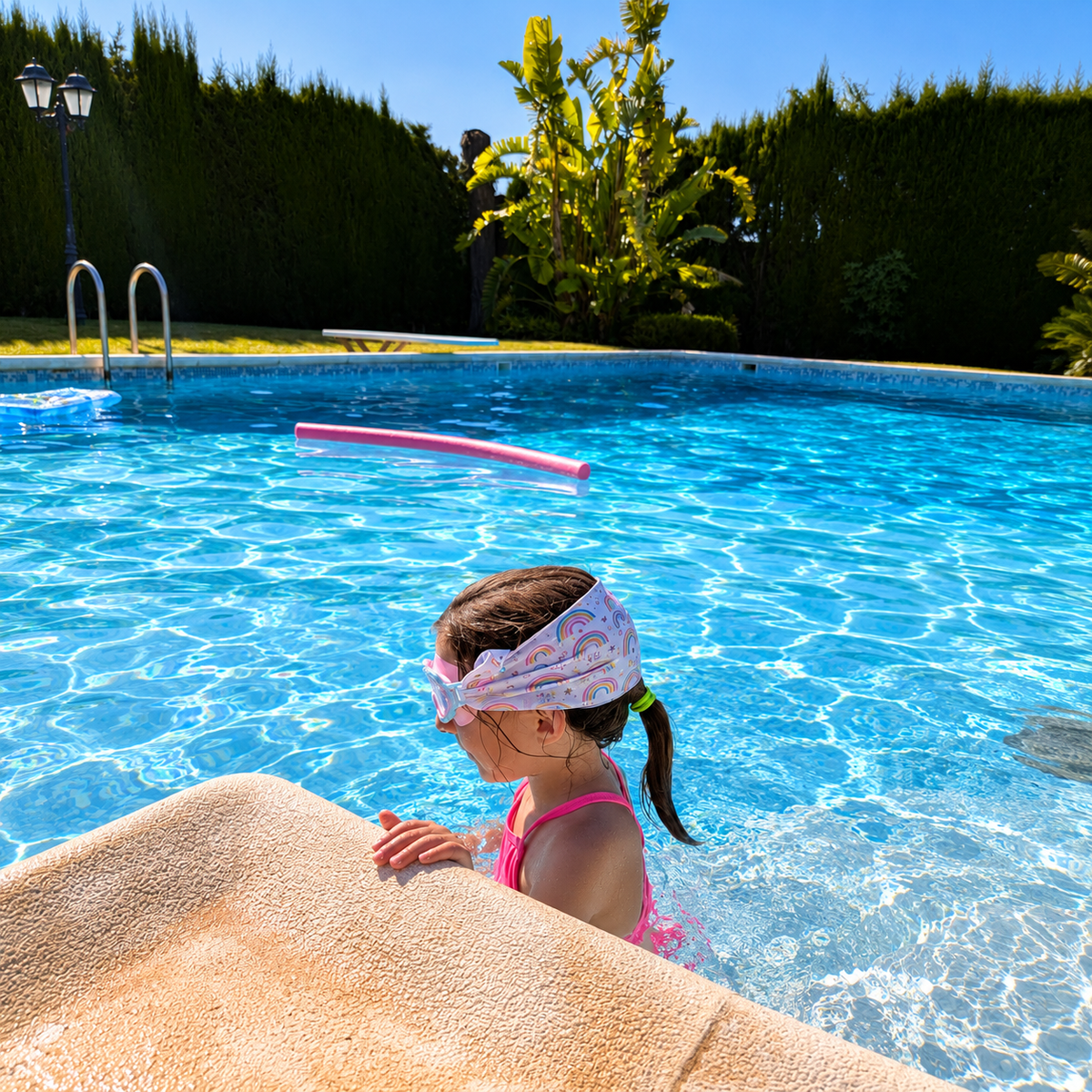 Gafas Infantiles con Turbante Arcoíris - Fun Water