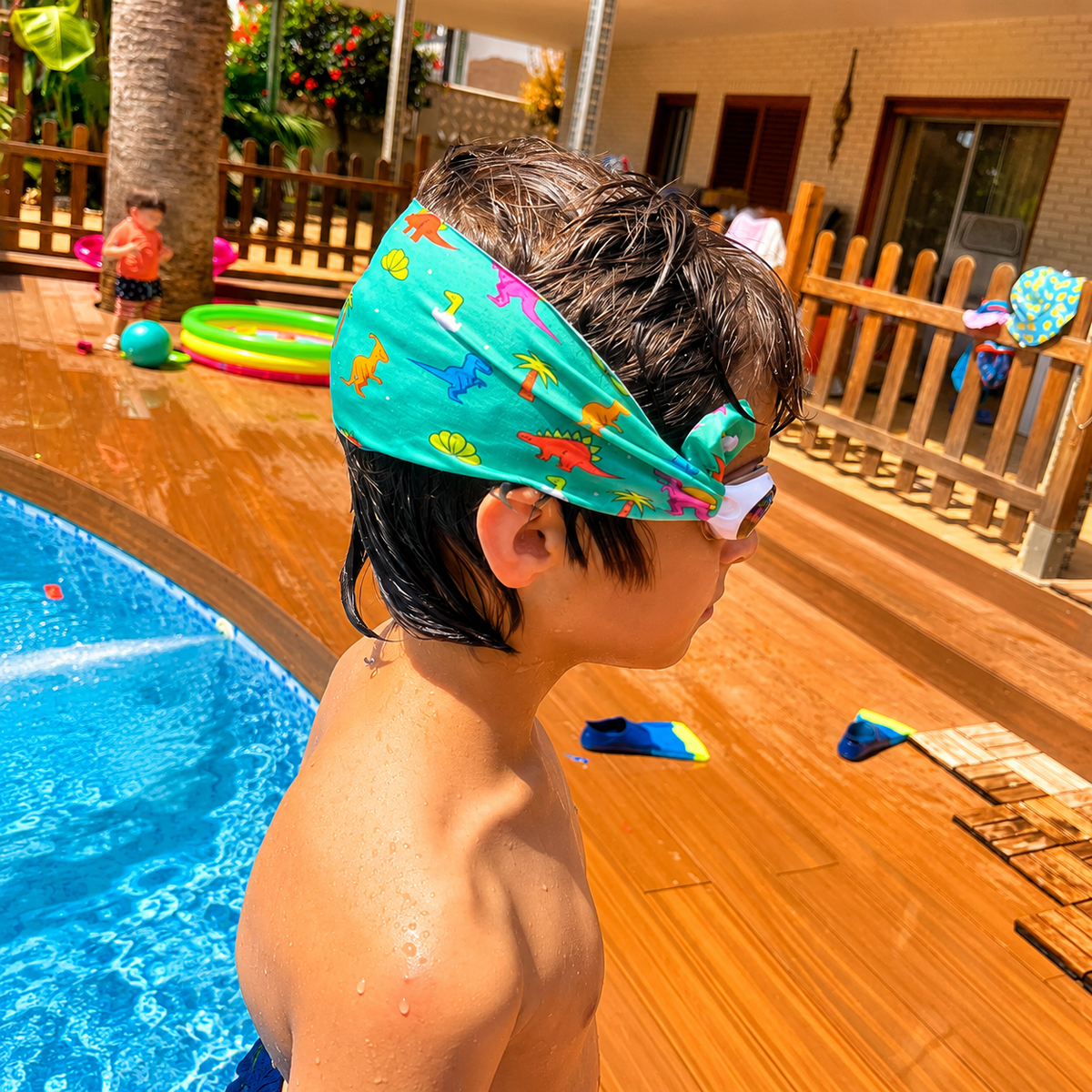 Gafas Infantiles con Turbante Dinos - Fun Water