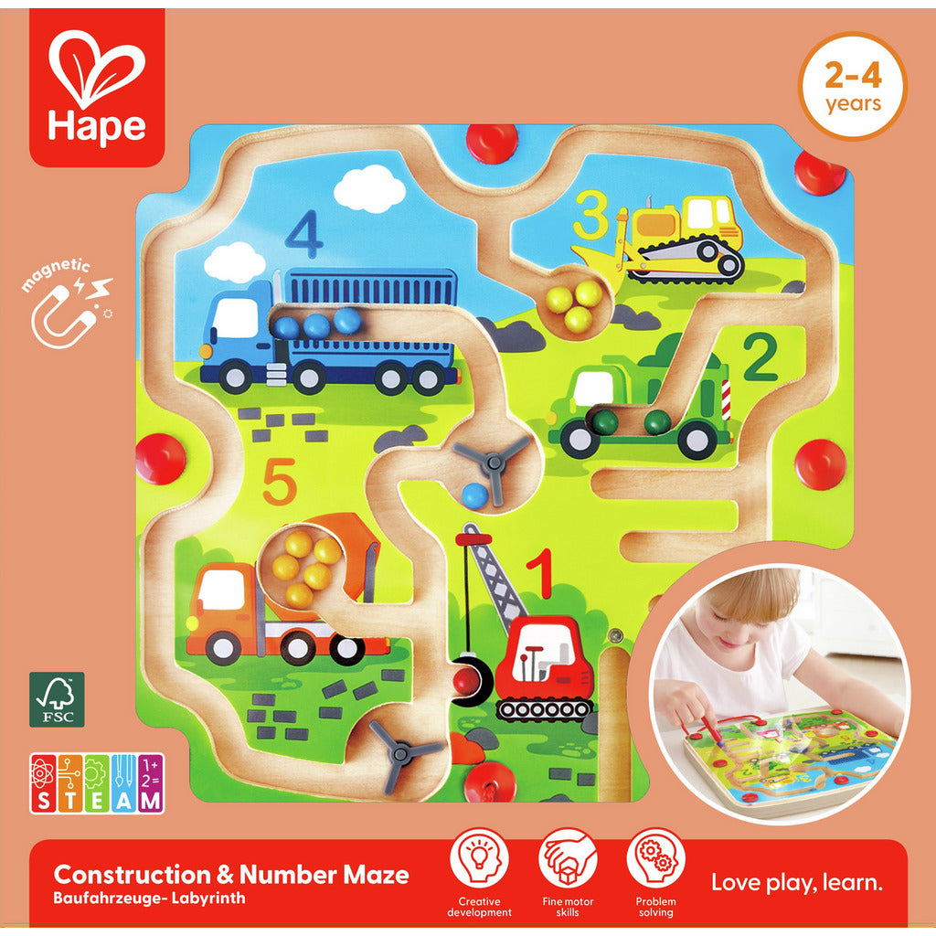 Laberinto de Construcción y Números - Hape