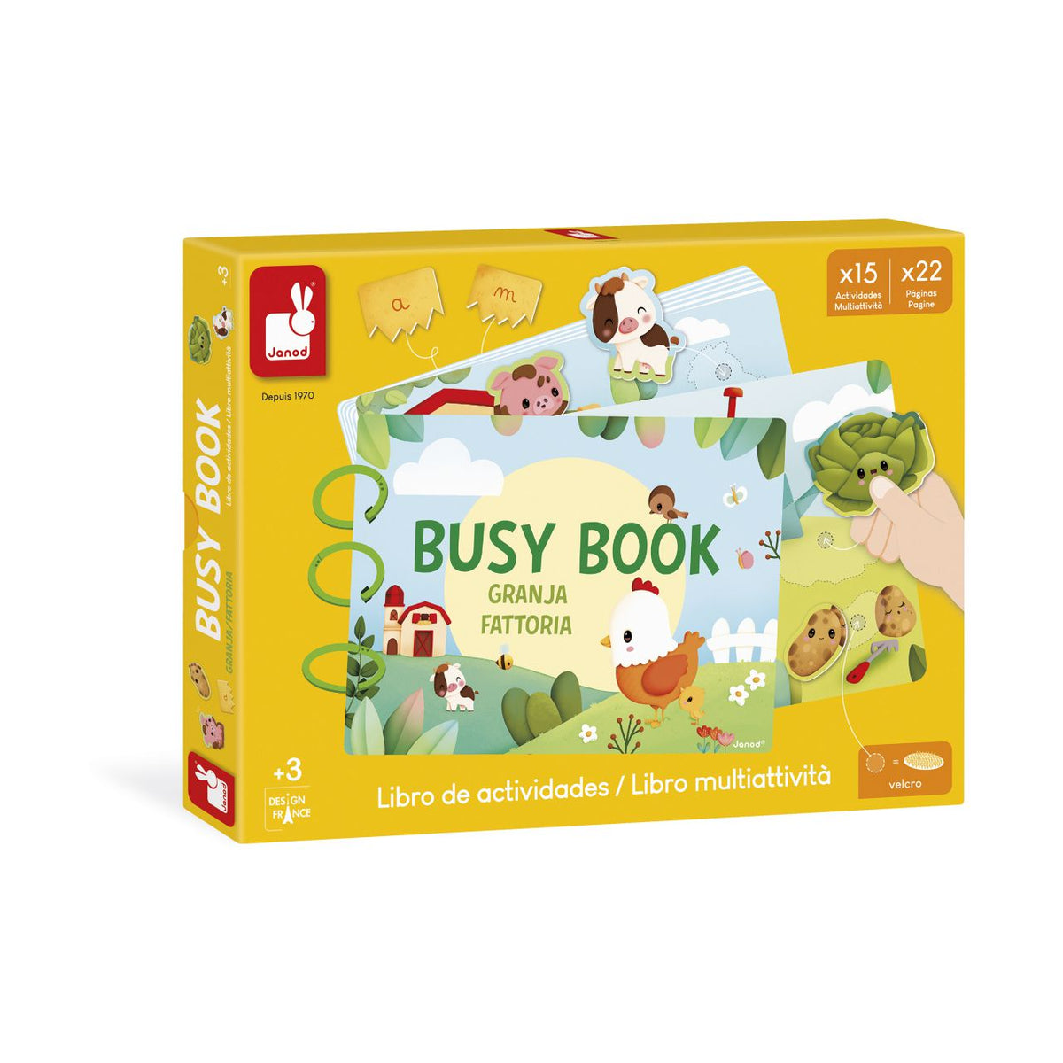 Libro de Actividades Busy Book Granja - Janod