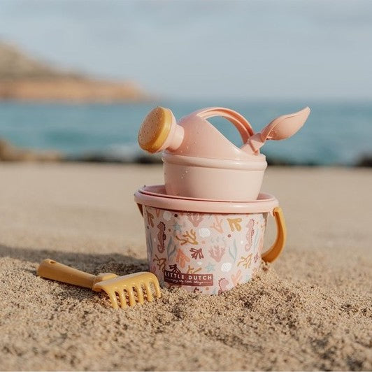 Mini Set Juguetes de Playa Oceans Dreams Rosa - Little Dutch