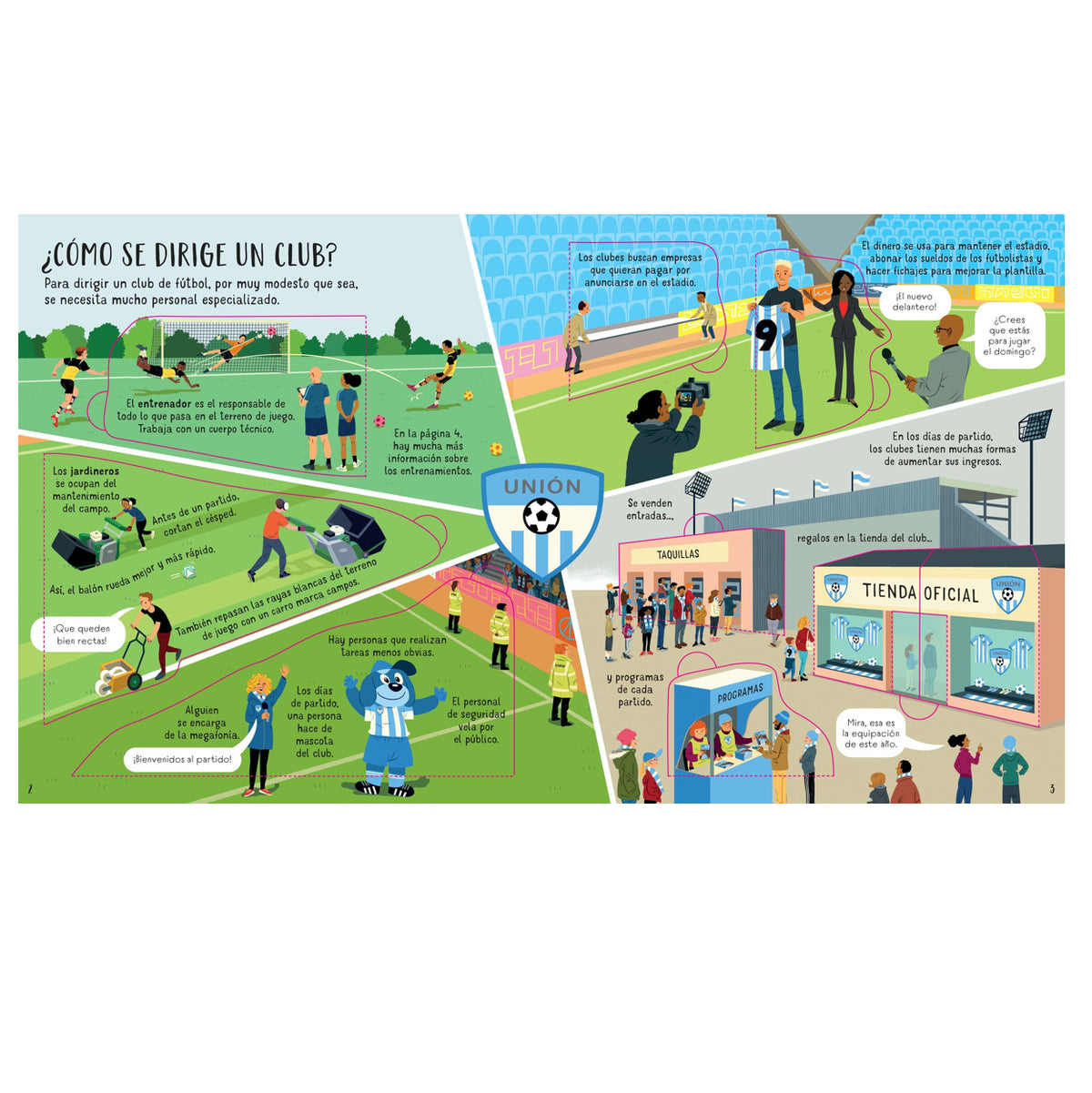 ¡Mira Debajo! El Fútbol - Usborne