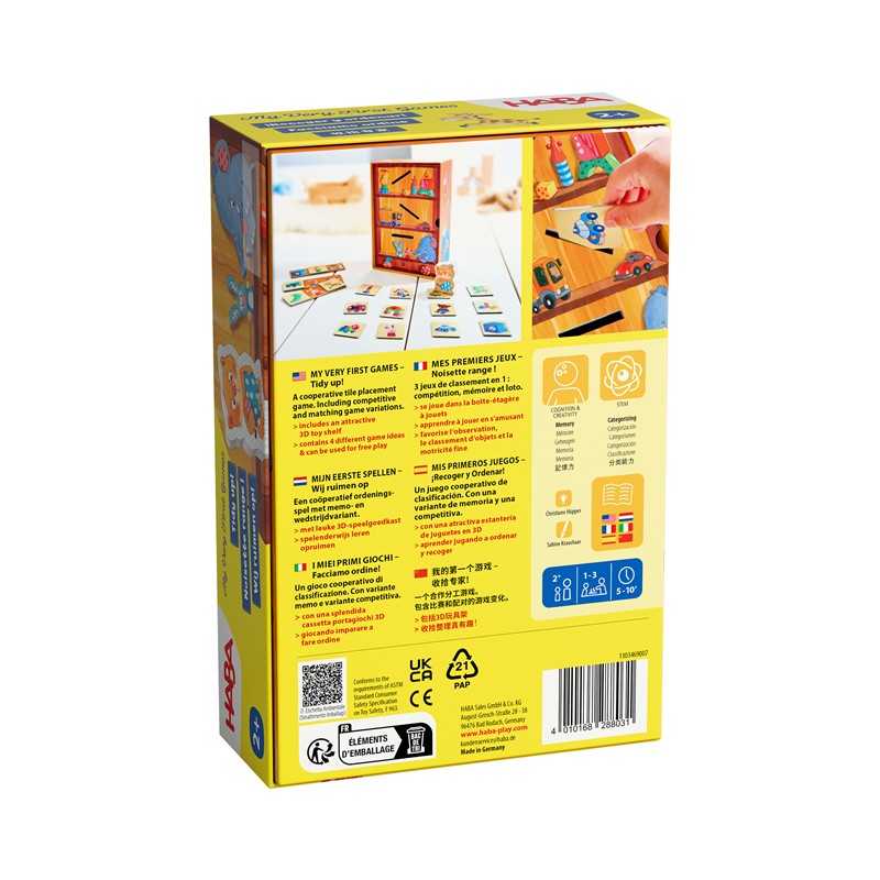 Mis Primeros Juegos: Tidy up! - Haba