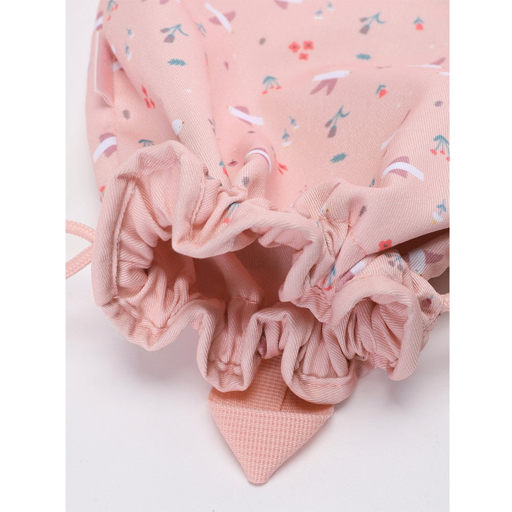 Mochila Saco de Tela Blossom Birds - Tutete