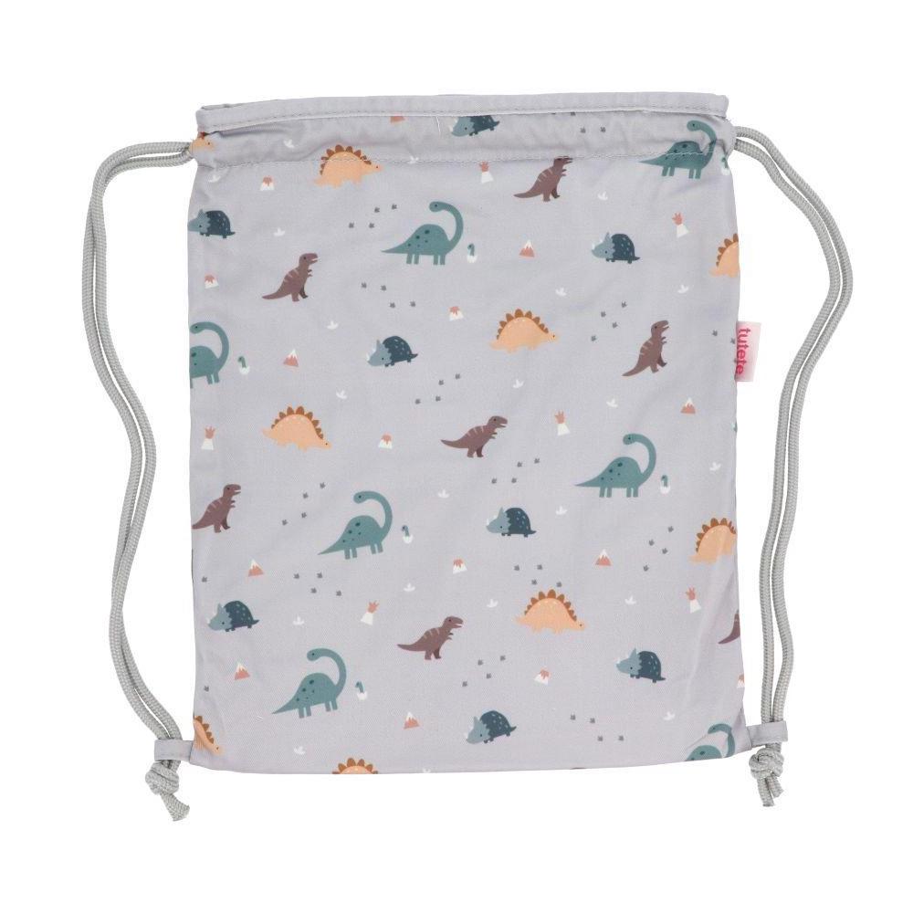 mochila saco con cordones infantil dinos tutete