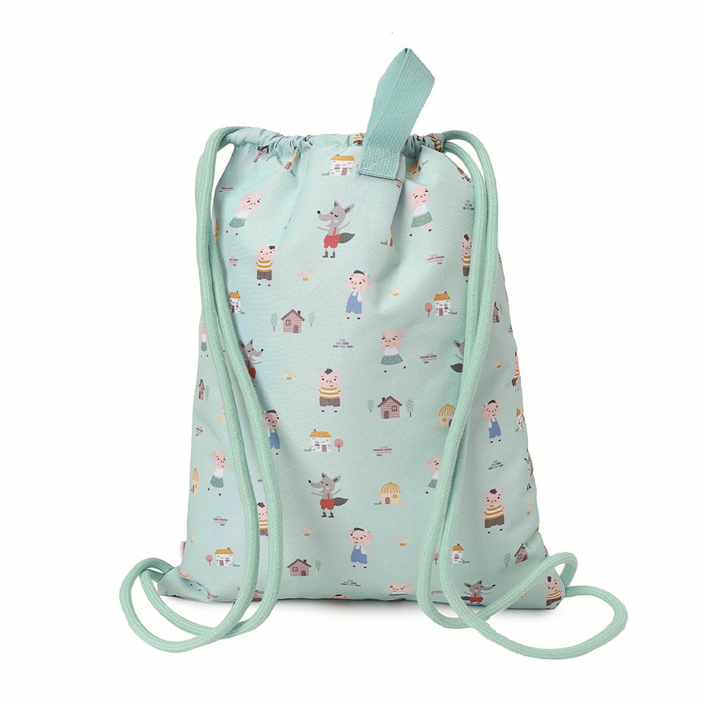 Mochila Saco Impermeable Los Tres Cerditos - Tutete