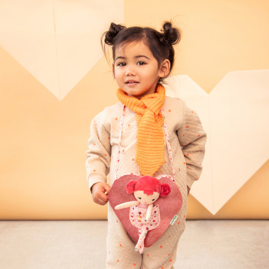 Muñeca Aline con Bolso Corazón - Lilliputiens