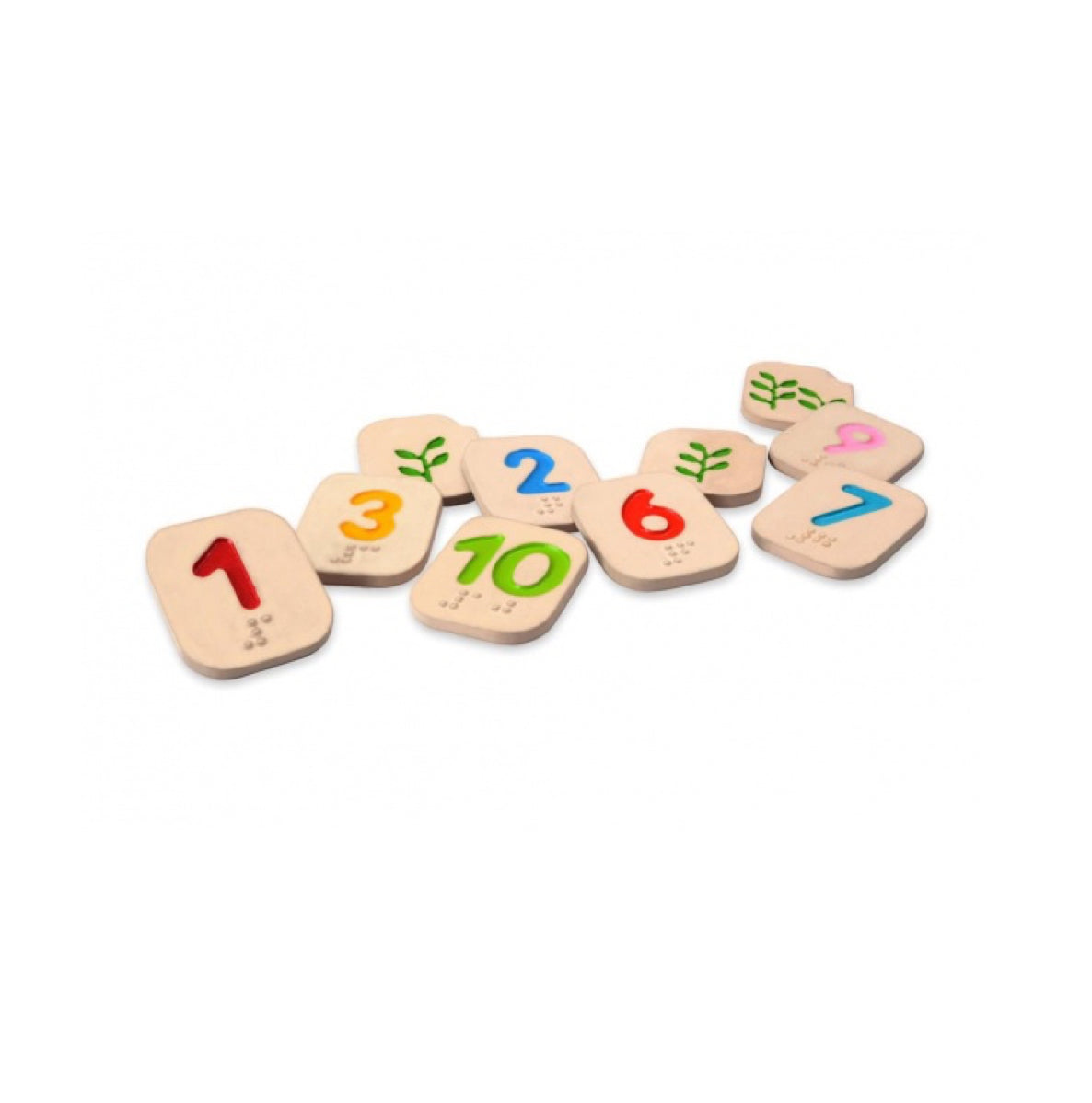 Números en Braille del 1 al 10 - Plantoys