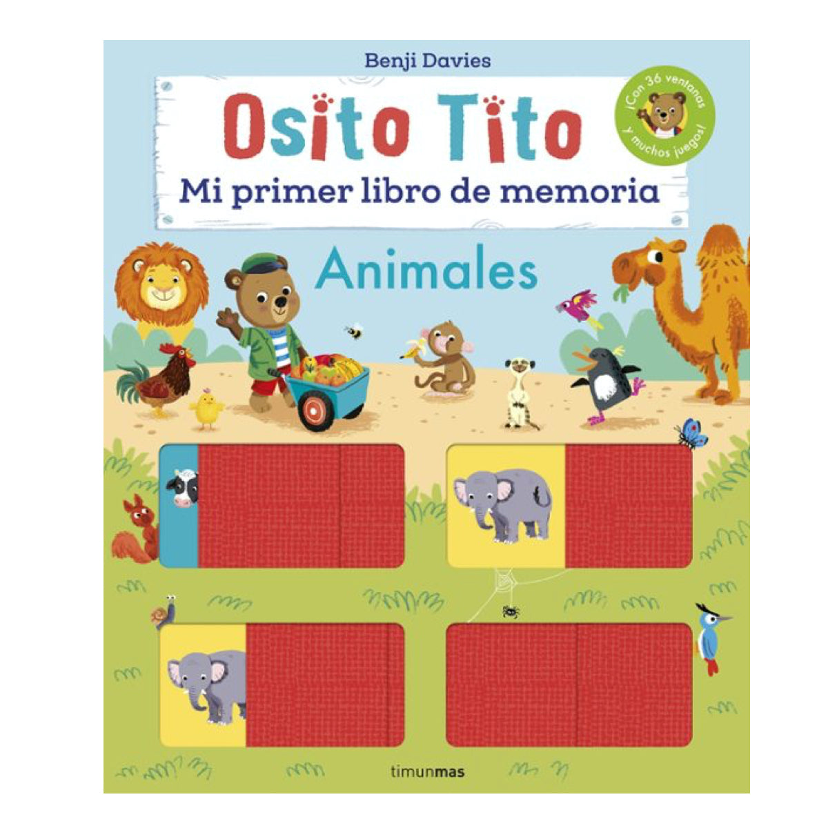 Osito Tito Mi Primer Libro de Memoria Animales - Timun Mas Infantil