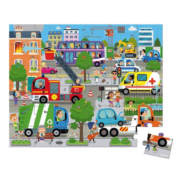 Puzzle Ciudad 36 piezas - Janod
