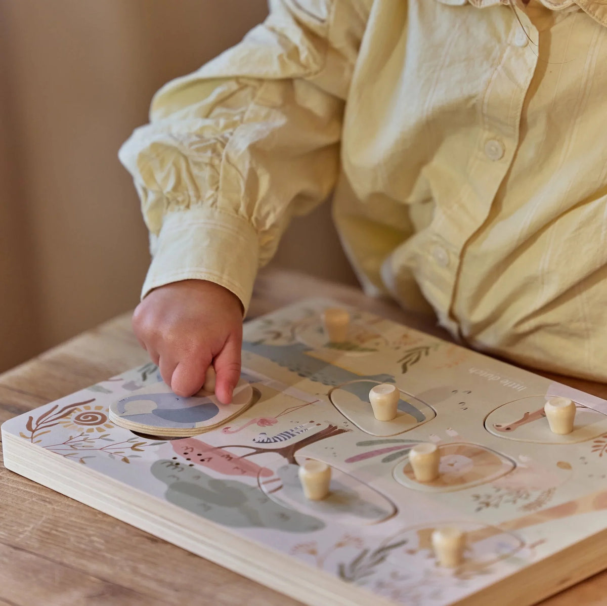 Puzzle con Sonido Safari Friends - Little Dutch