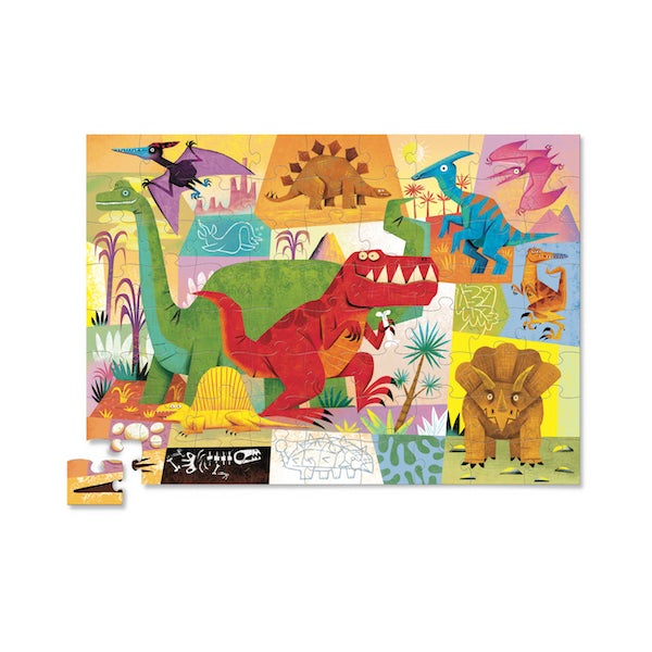 Puzzle Dinosaurios 72 piezas - Crocodile Creek