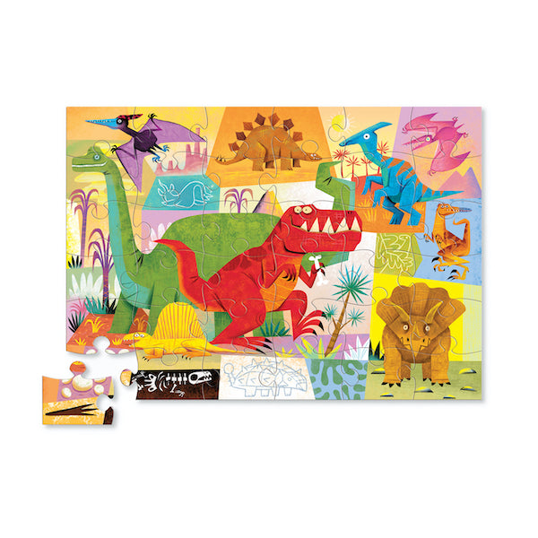 Puzzle Gigante Dinosaurios 36 piezas - Crocodile Creek