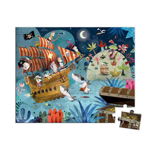 Puzzle Los Piratas 36 piezas - Janod