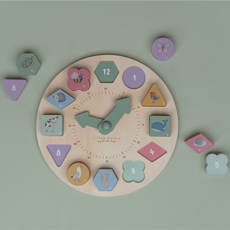 Puzzle Reloj Little Farm - Little Dutch