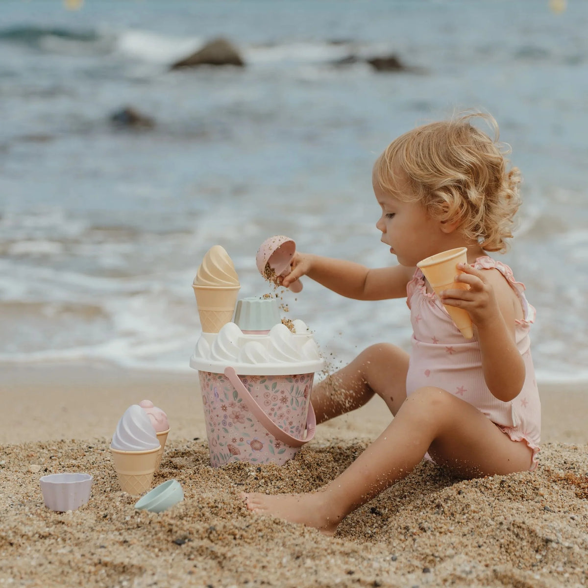 Set Juguetes de Playa Helados Sirenas - Little Dutch