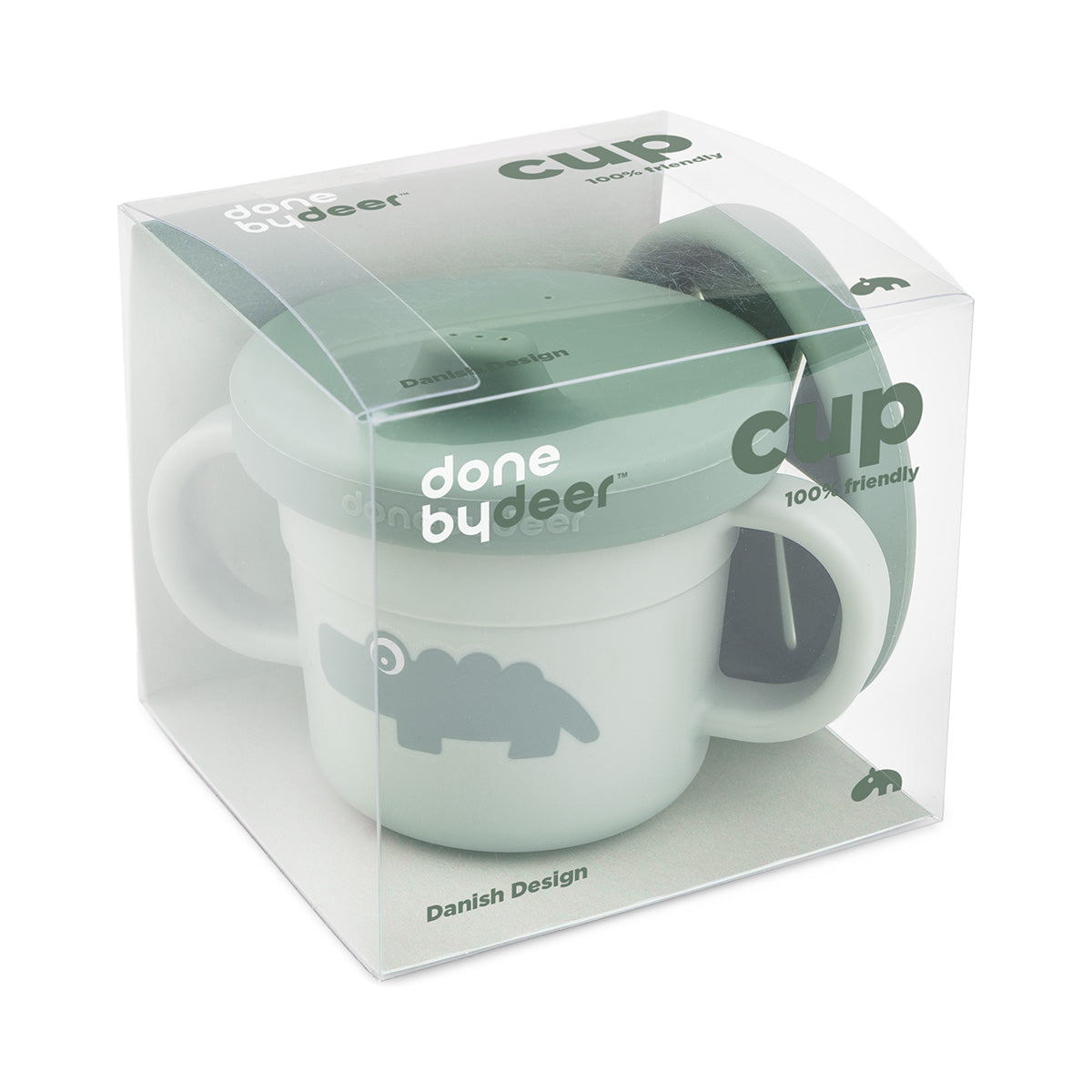 Taza Aprendizaje y Snack Croco - Done By Deer