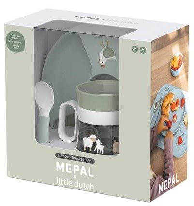 Vajilla Bebé 3 piezas Mio Little Farm - Little Dutch