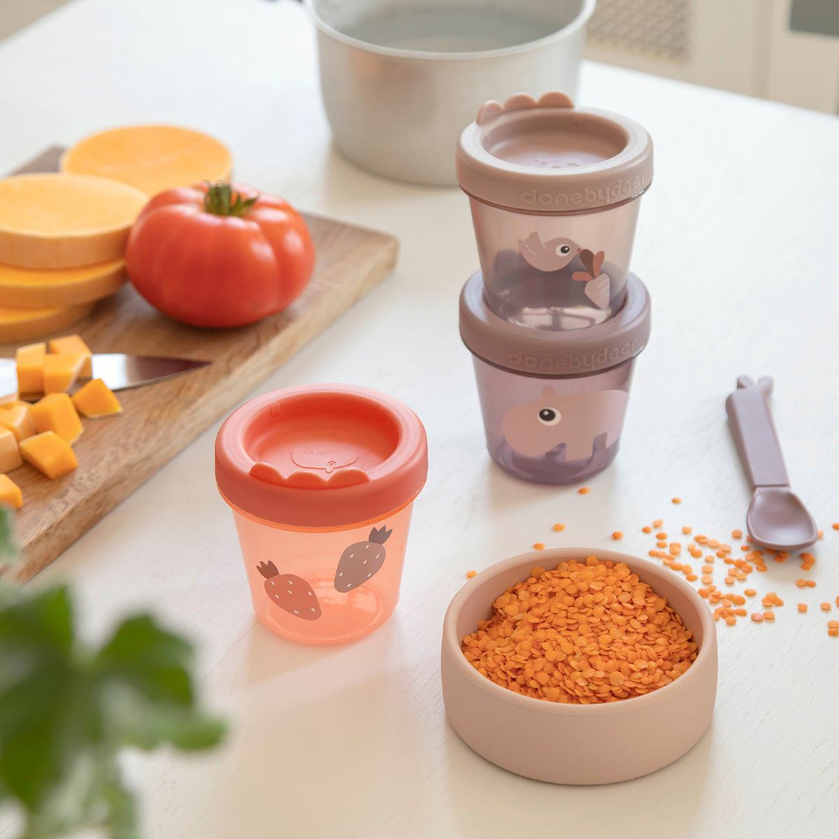 Contenedor Porta Alimentos 3-pack Ozzo - Done By Deer
