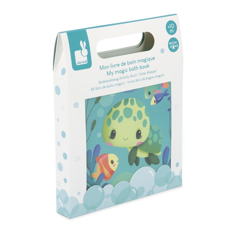 Libro de Baño Mágico Tortugas - Janod