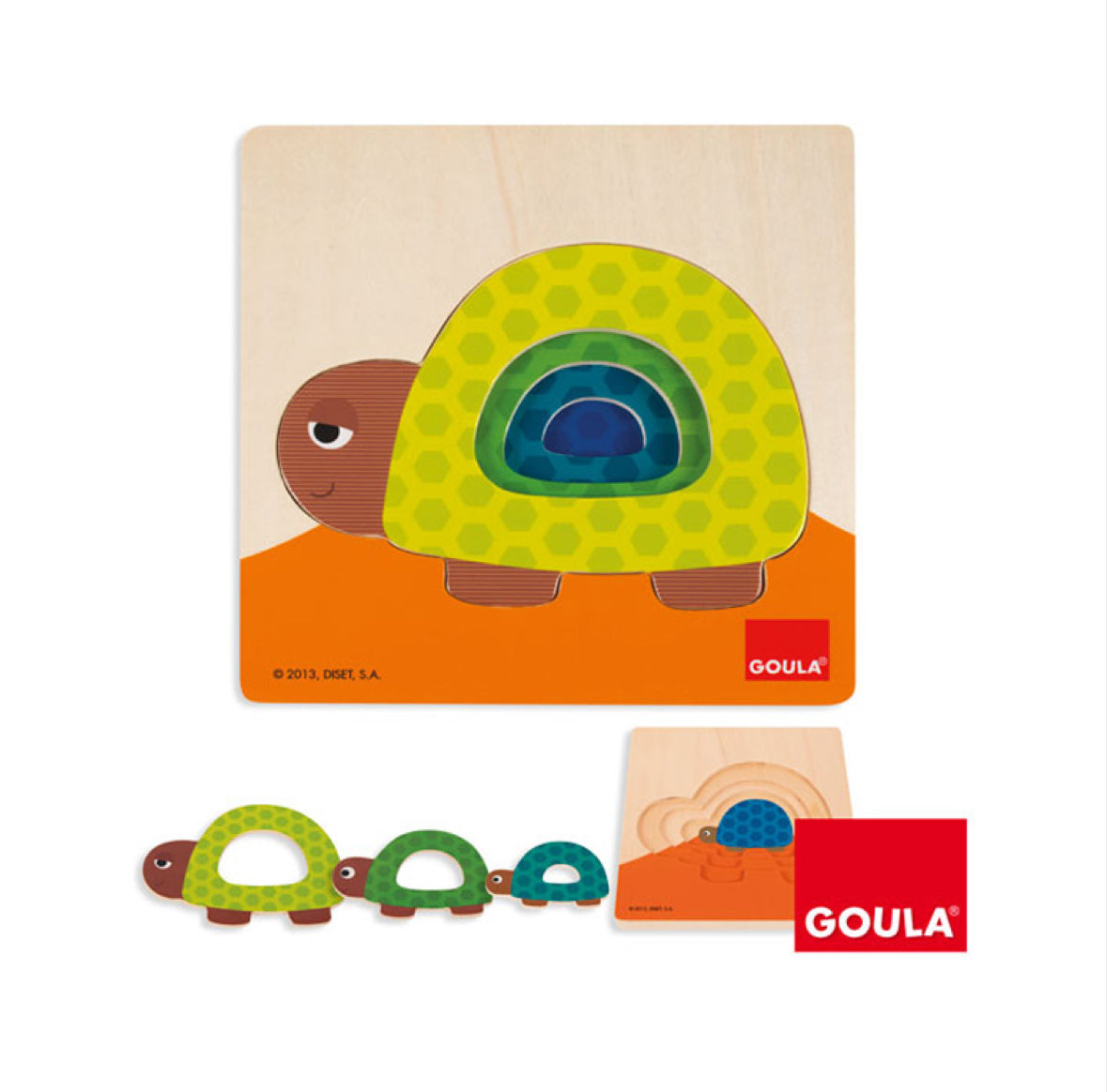 Puzzle Tortuga Decreciente de Goula