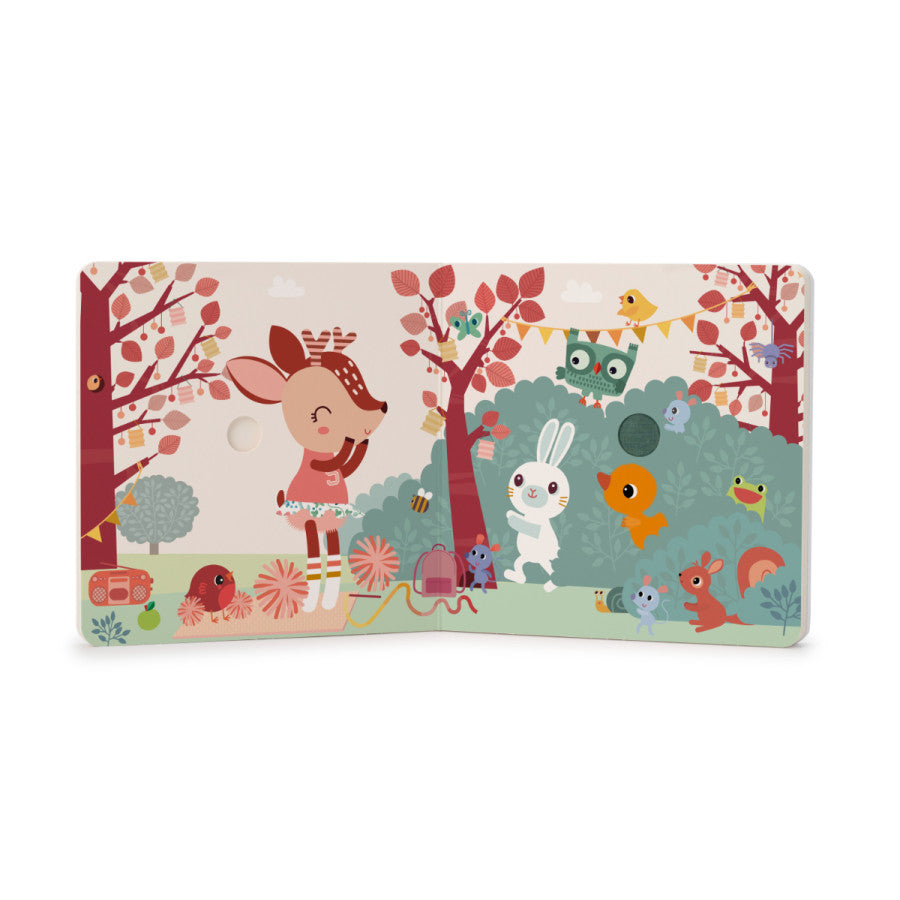 Libro de Sonidos y Texturas Happy Forest - Lilliputiens