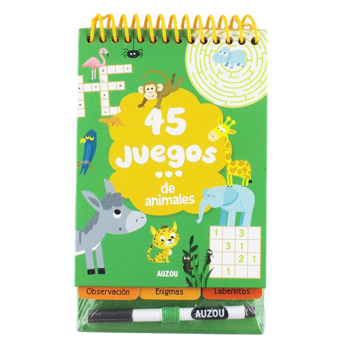 45 Juegos de Animales - Auzou
