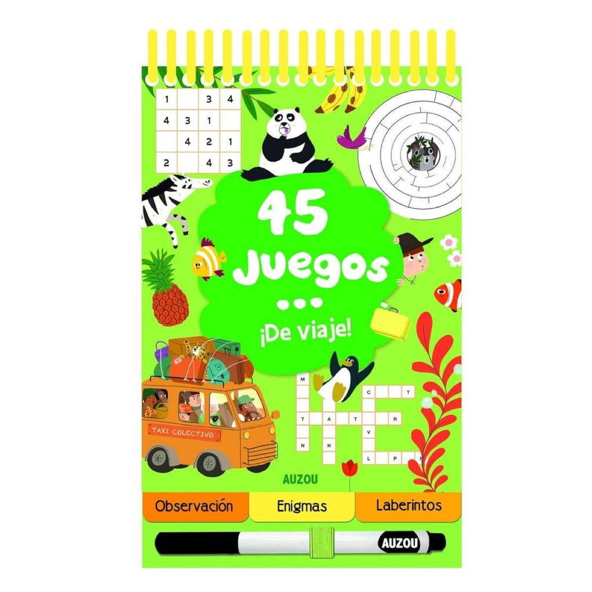 45 Juegos de Viaje - Auzou