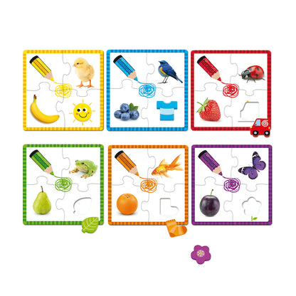 6 Puzzles Colores - Goula