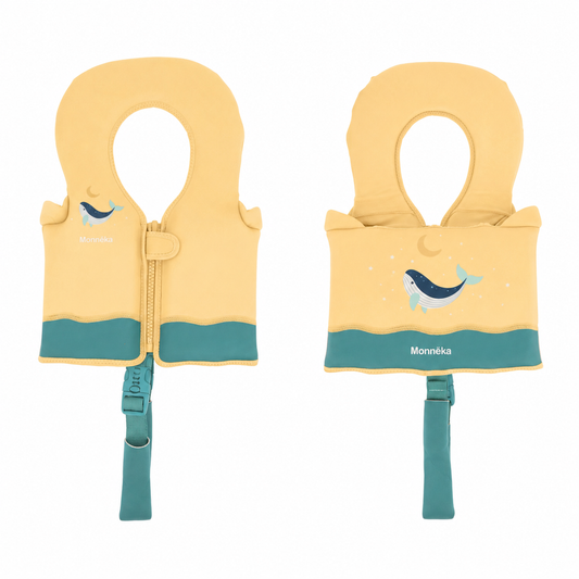 Chaleco Flotador Aprendizaje Whale Teal 1-2 años - Monnëka