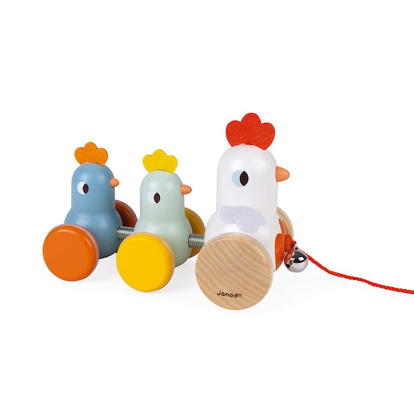 Arrastre Gallina y Pollitos - Janod