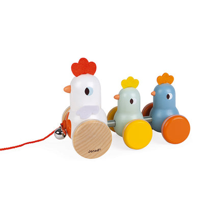 Arrastre Gallina y Pollitos - Janod