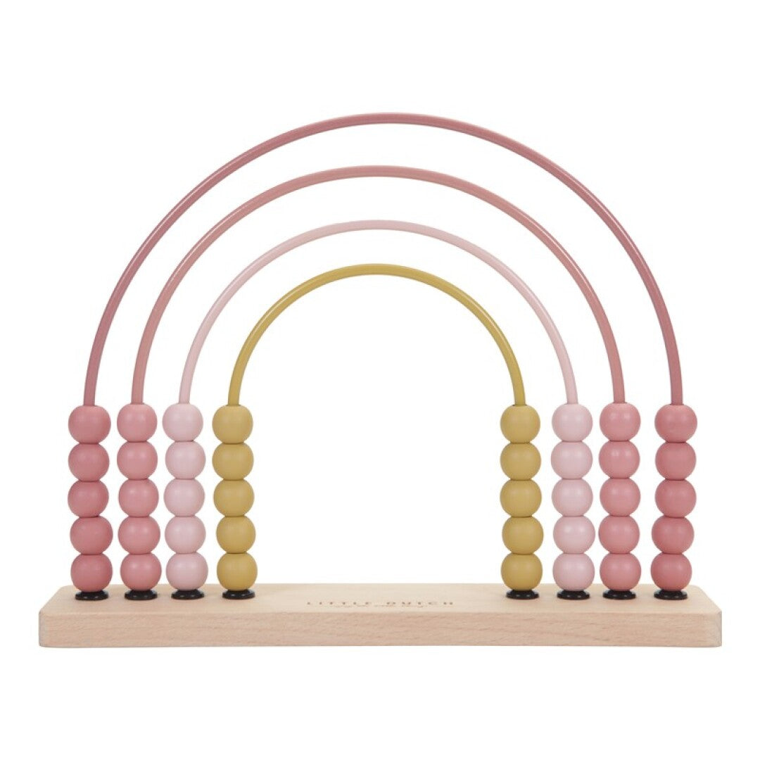 Ábaco de Madera Rosa - Little Dutch