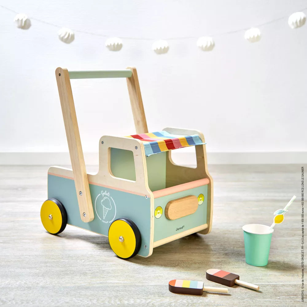 Andador Carrito de Helados - Janod