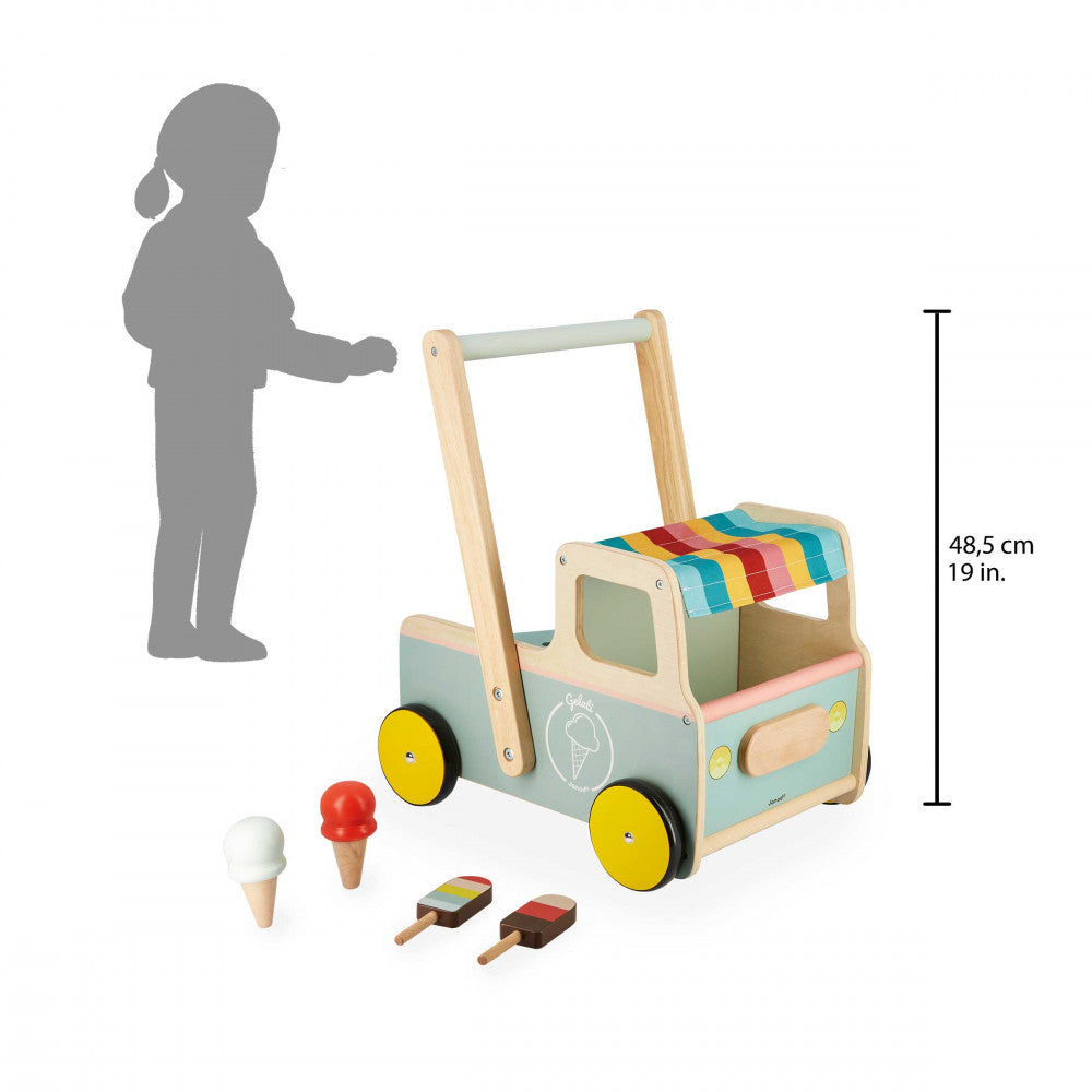 Andador Carrito de Helados - Janod