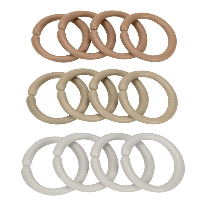 Anillas Conectoras Beige - Little Dutch